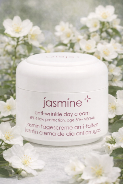 CREME DE JOUR ANTI RIDES AU JASMIN VEGAN POUR 50+