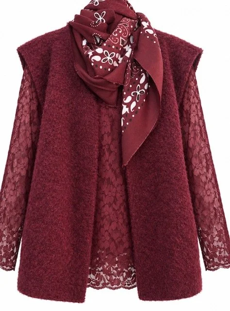 COMBO 3 PIECES BORDEAUX