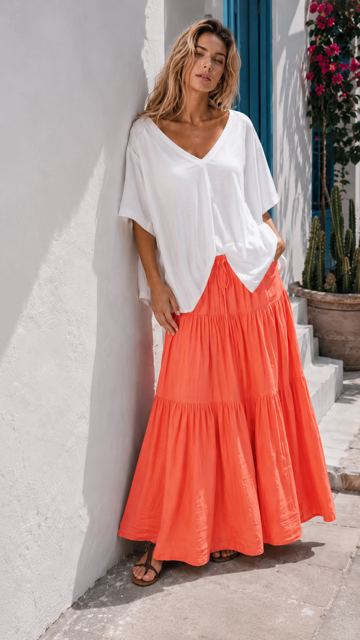 LOOK DE JOE 21 CORAIL / BLANC