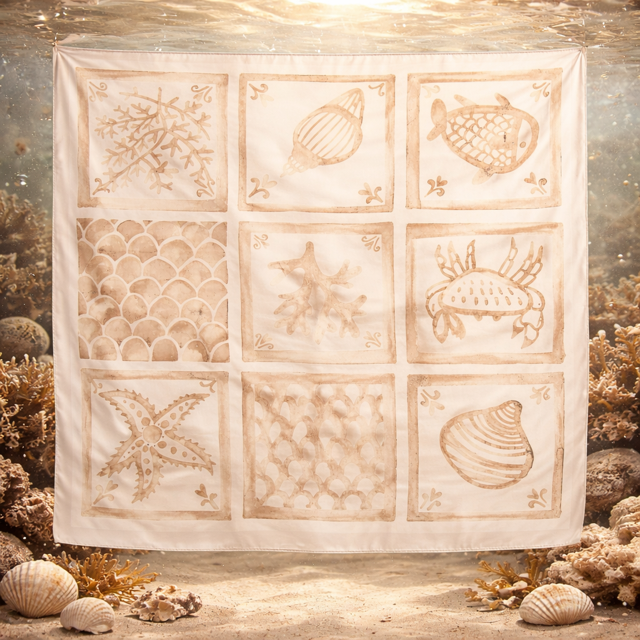 FOULARD OCEAN BEIGE