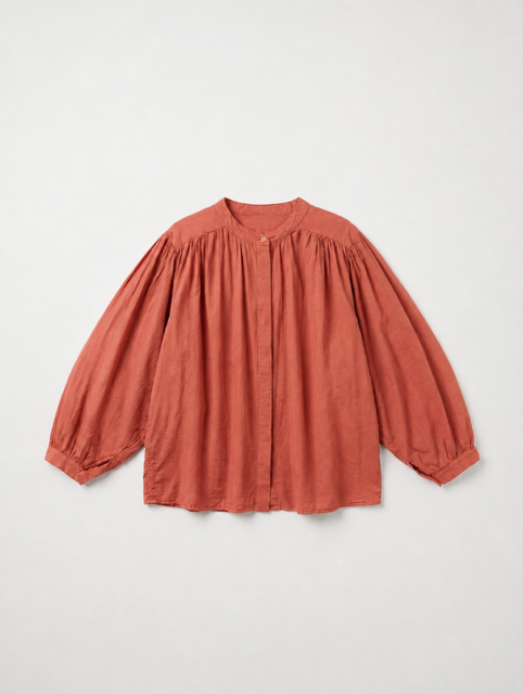 CHEMISE OVERSIZE TERRACOTTA