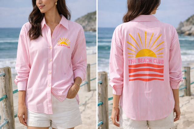CHEMISE ROSE RAYEE BEACH CLUB