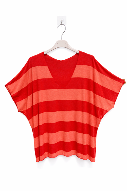 HAUT RAYE ROUGE