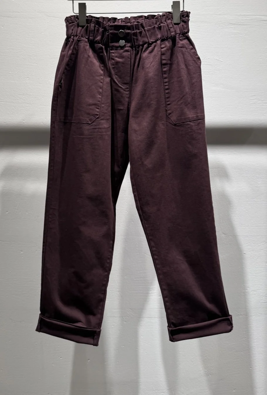 PANTALON BASIC CHOCOLAT