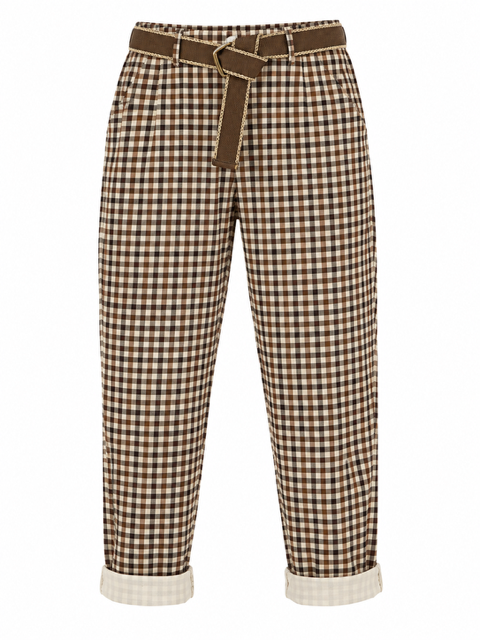 PANTALON MAGIQUE VICHY + CEINTURE