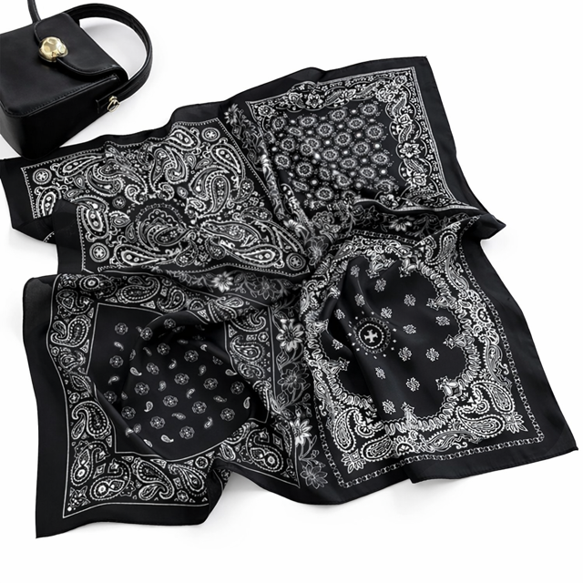 FOULARD BANDANA NOIR