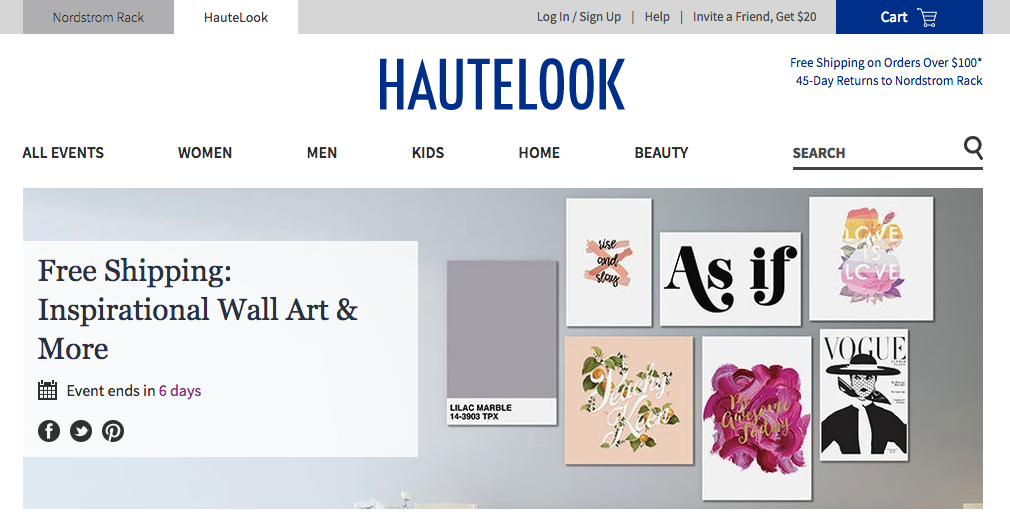 Hero Shot featured on Hautelook