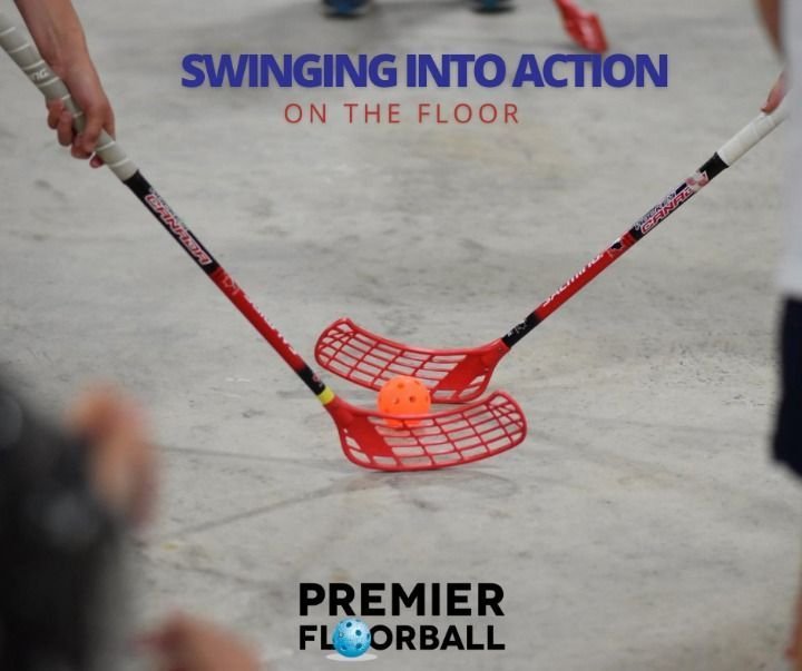 Swinging into action on the floor! 🏑 Unleash your inner athlete and join us for some exhilarating floorball fun. Grab your sticks and a friend, coworker or school mate and JOIN A LEAGUE in your community and chase victory together! 🥅💪

 #PremierFl