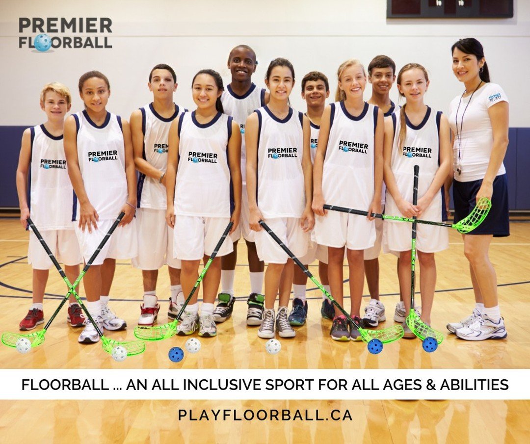 FLOORBALL is for everyone! Whether you have played or not, the sport of floorball is easy to learn, exciting to play and a TON OF FUN!
Grab a group of friends, coworkers or school mates and PLAY FLOORBALL!!
#premierfloorball #premiersportsleagues #co