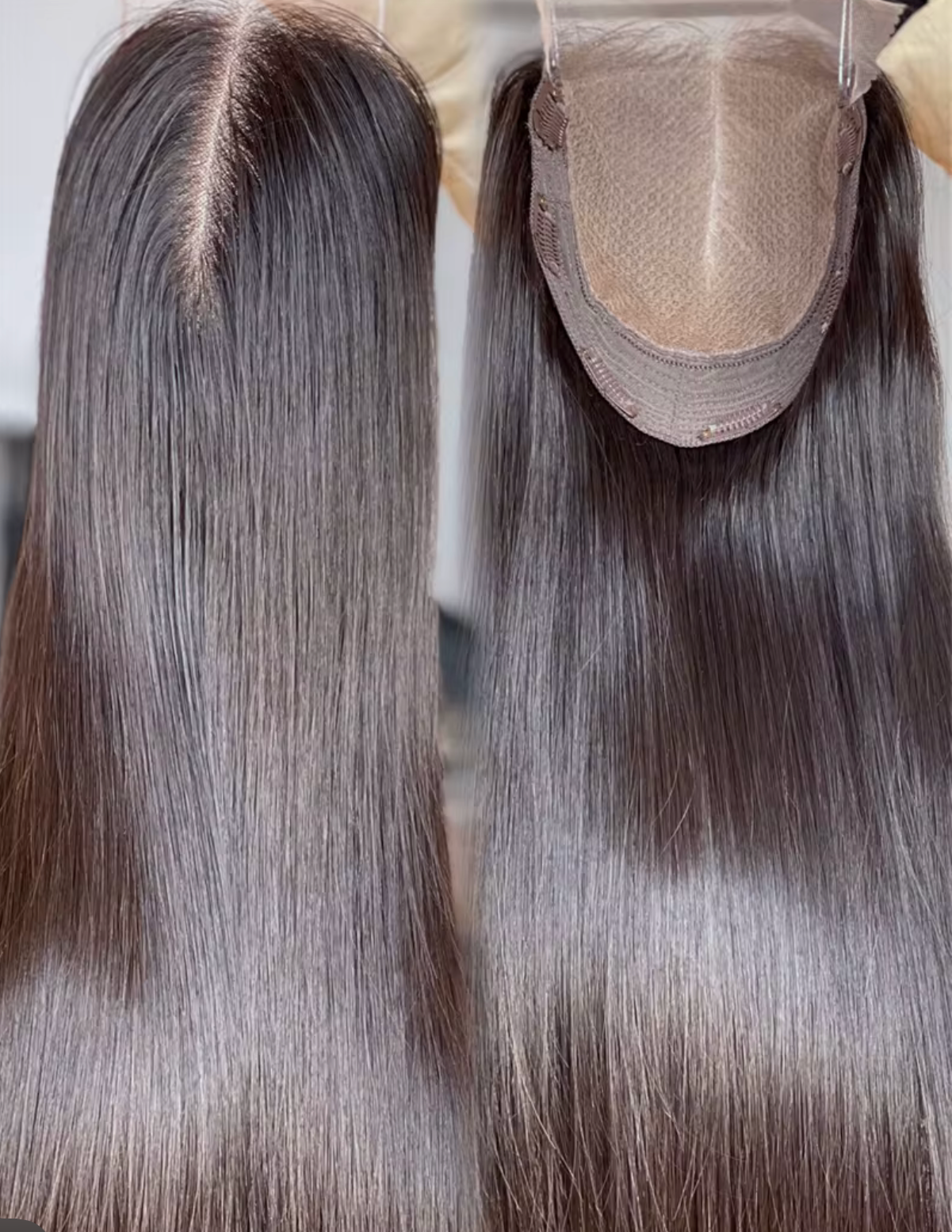2024 SHY New 88 Mini Wig European Raw Hair Full Lace Topper Wig for Women Hair Loss Topper Medium Part Single Knot Stock.png
