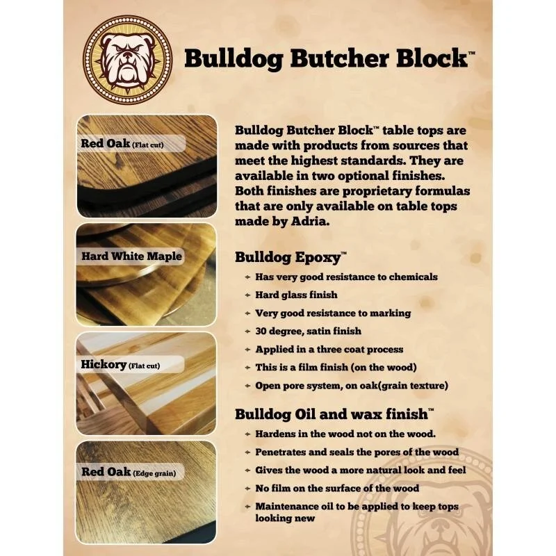 BULLDOG BUTCHER BLOCK