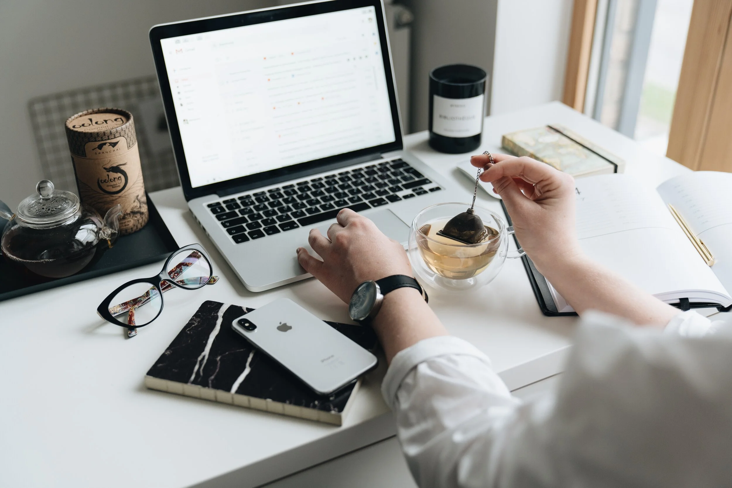 pexels image... woman at desk with random stuff.jpg