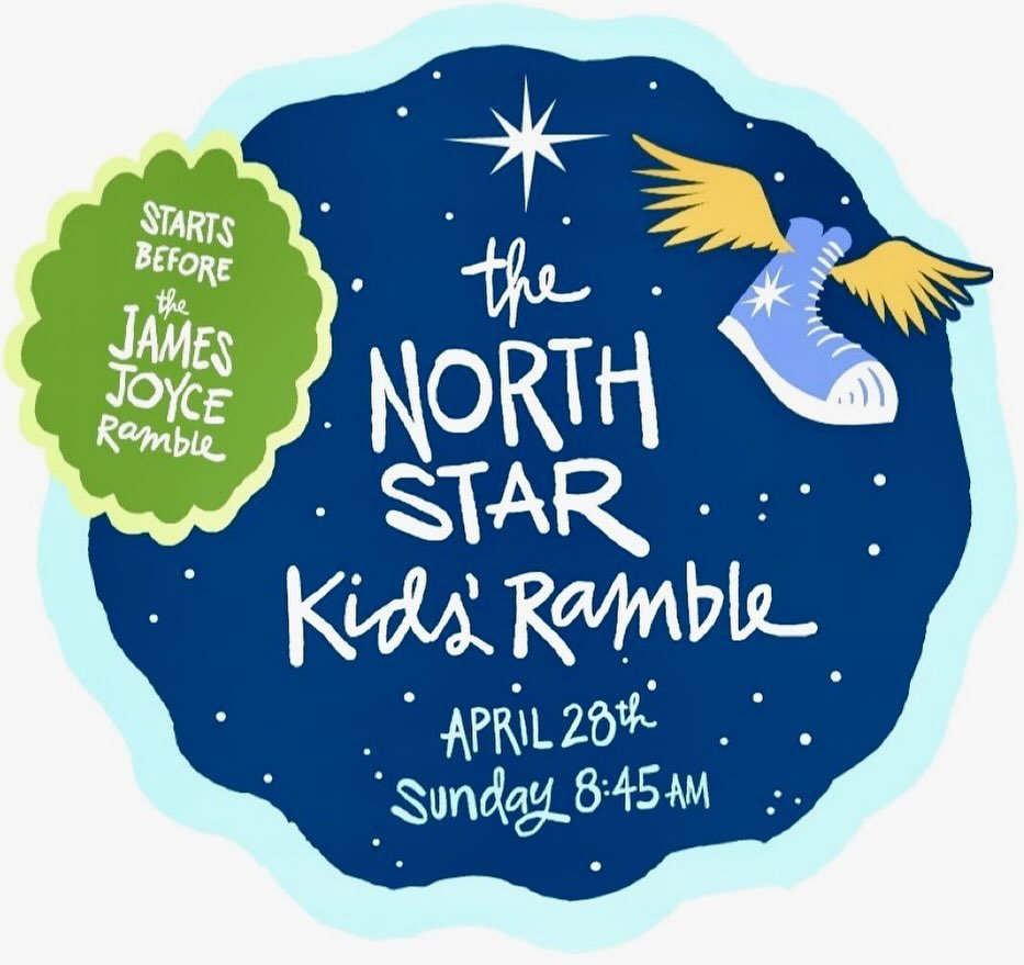 ⭐️ 

The North Star Children&rsquo;s Ramble is happening on Sunday, April 28th at the @theendicottestate_  at 8:30 am. Are you ready? Star Path is! ✨

This popular children&rsquo;s race happens before the ever popular James Joyce Ramble, and provides