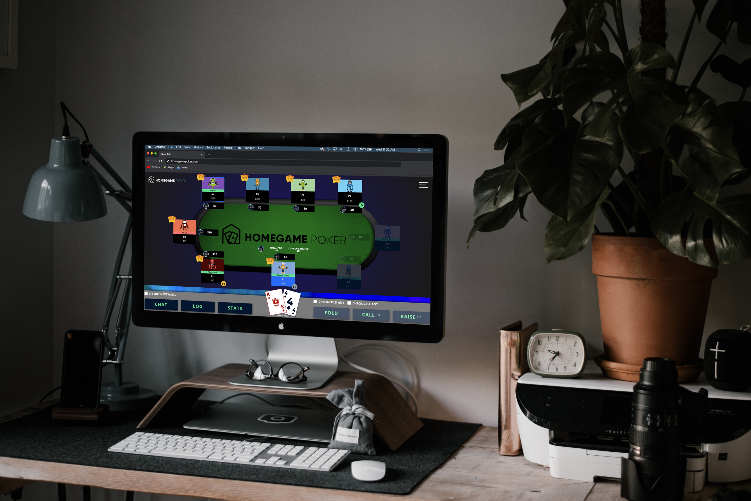 Homegame Poker App Design  |  UI/UX & Visual Design