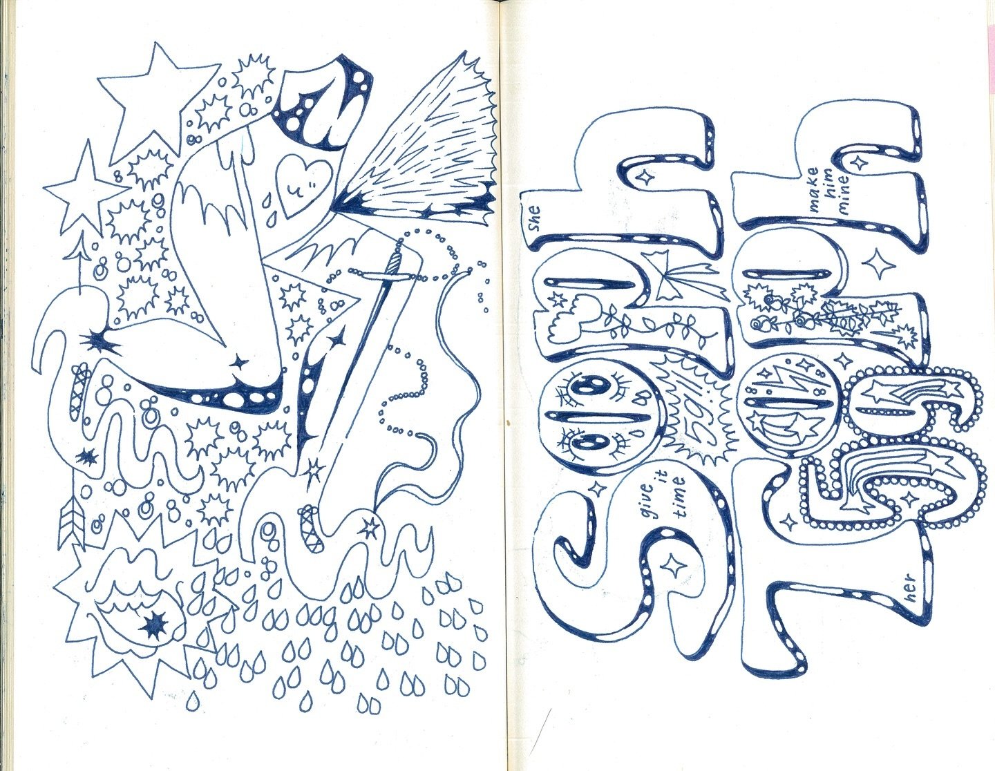 sketchbook scans for your nerves 🙂&zwj;↕️🙂&zwj;↕️🙂&zwj;↕️ #sketchbook #illustration #artist 🩷💛🩵