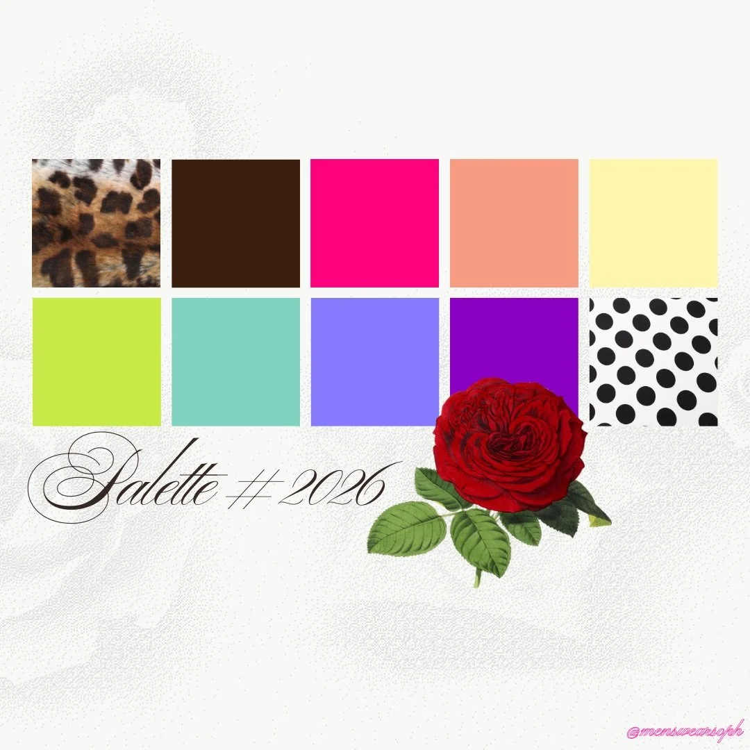 my #ColorStory #Dream #Palette for #2026 !!! 🐆🍫🩷🦐🧈🩵🪻💟🐚🎶🌹💋🌹