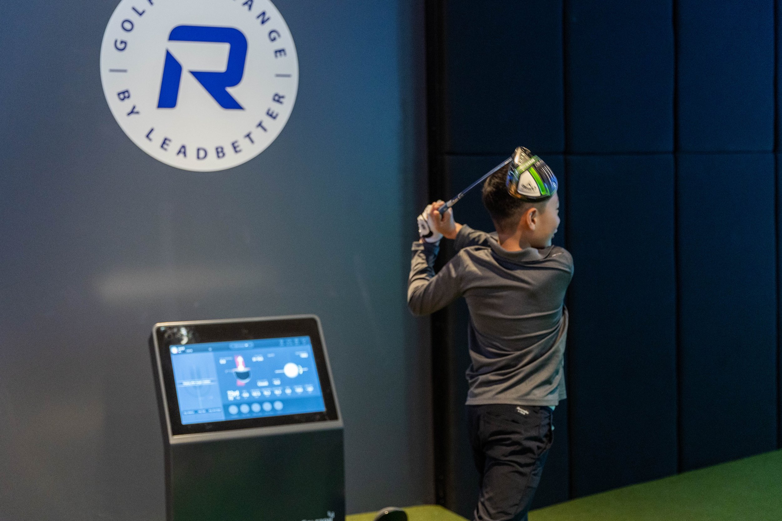 Junior Golfer at Golfzon Range