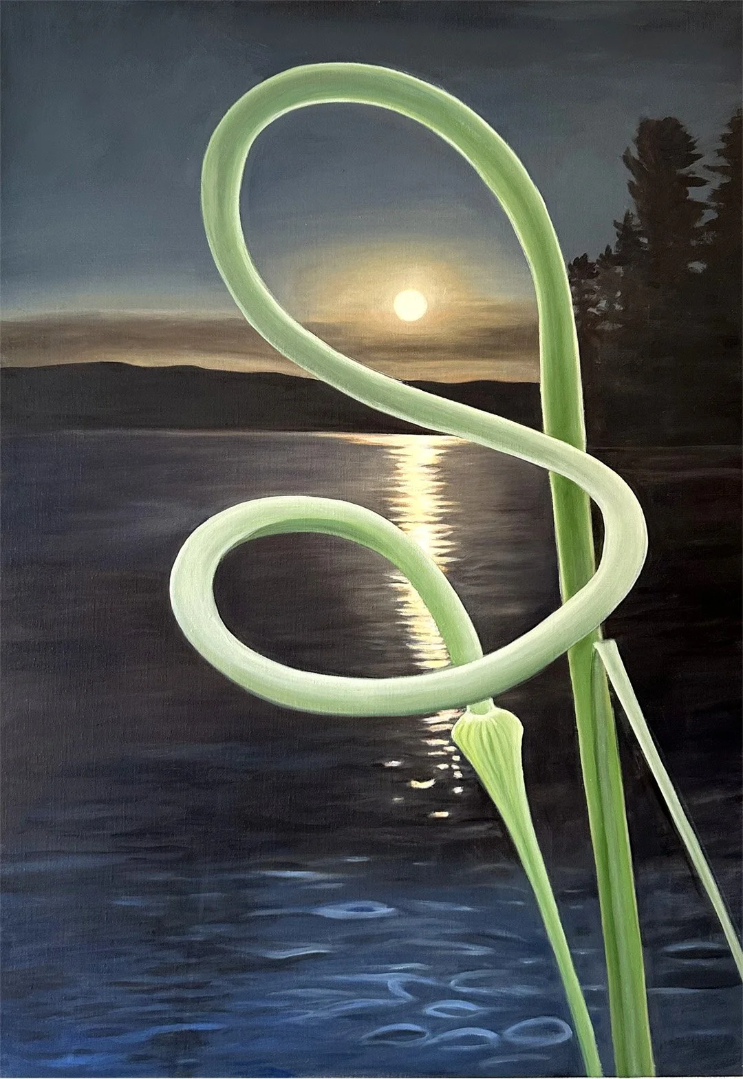 'Moonscape' Oil on linen, 36"x 24", 2025