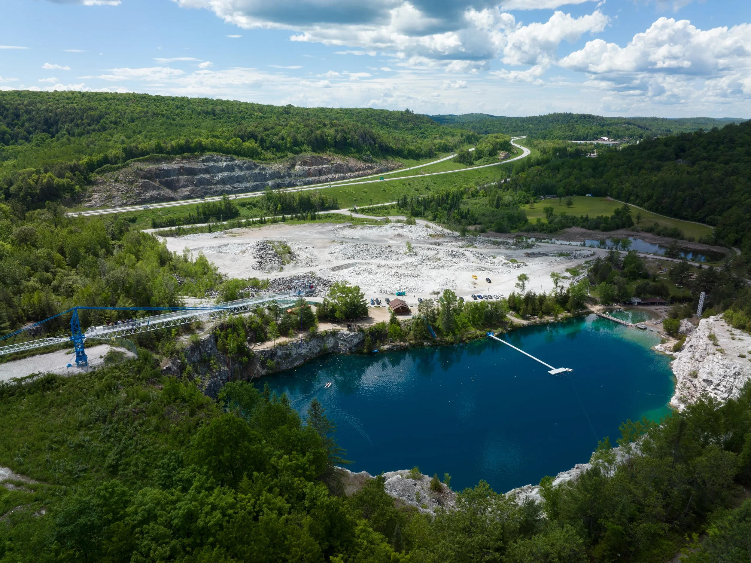 The Story of Morrison's Quarry: From Limestone Mine to Adventure Destination