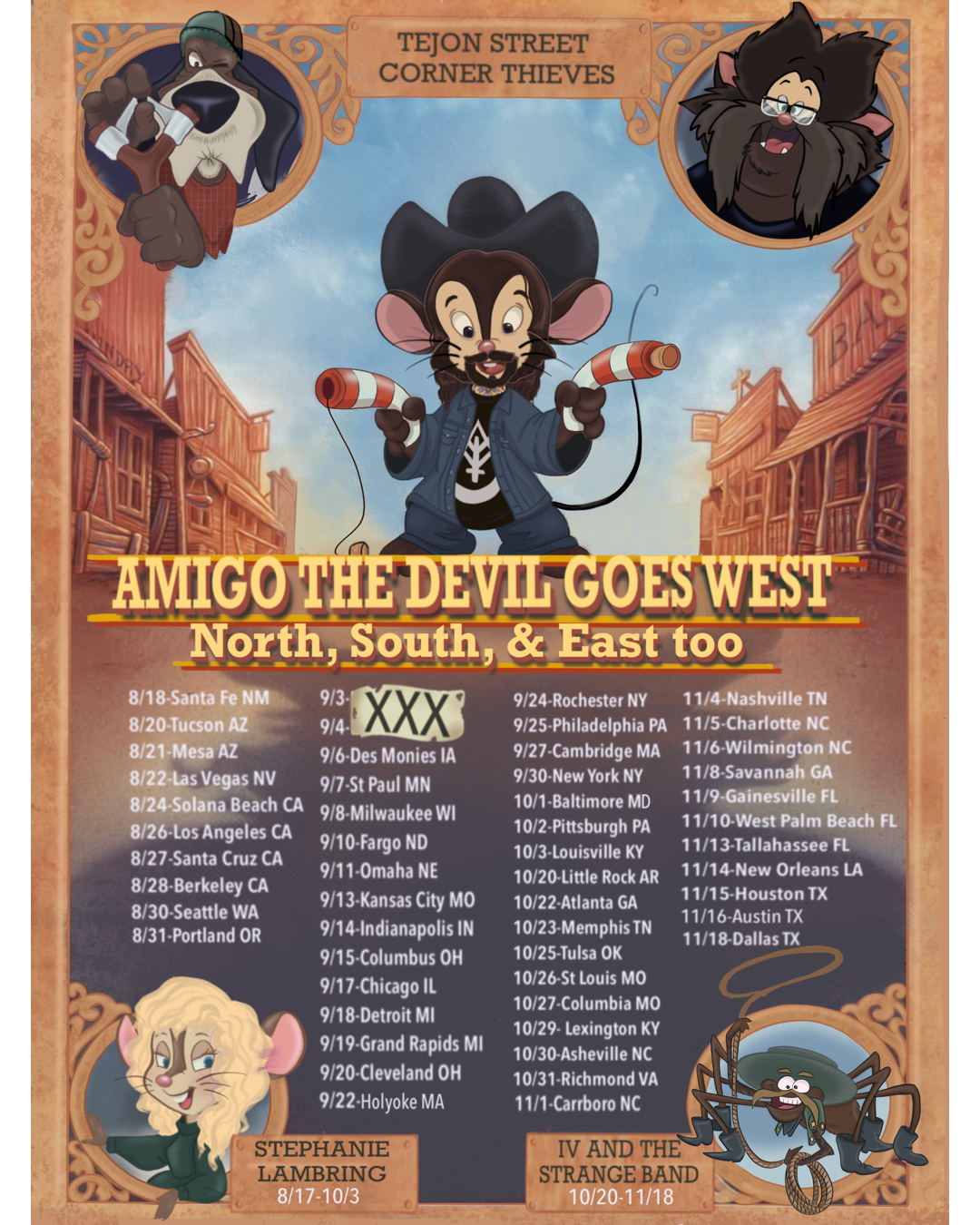 Tour — Amigo The Devil