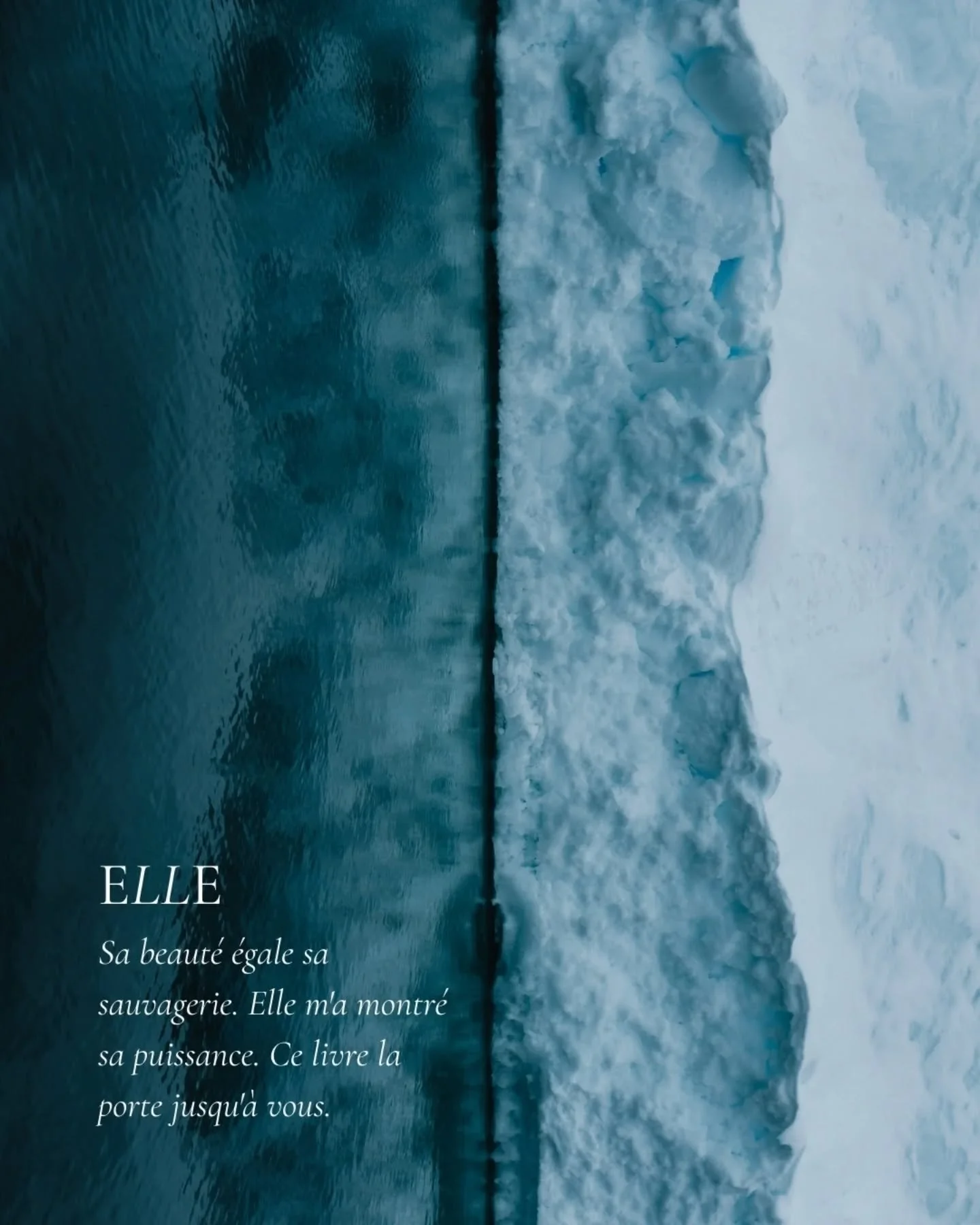 Est-ce qu'une image peut porter un continent entier ? 

Certaines terres s'ouvrent lorsque l'esprit accepte d'avancer autrement. C'est cette phrase qui r&eacute;sume le mieux ce que l'Antarctique m'a fait. 

Une beaut&eacute; aussi souveraine qu'indi