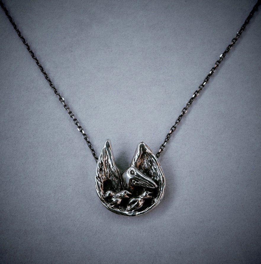 Louisiana Pelican Necklace — Tim and Mabel