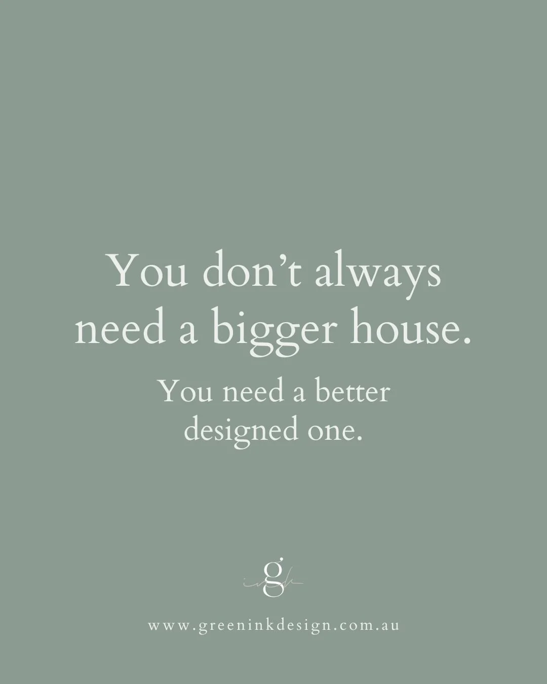 One of the biggest misconceptions we see when people start planning a renovation or new home is that they simply need more space.

A bigger kitchen.

A larger living room.

An extra bedroom.

Another lounge.

But after years of working with families 