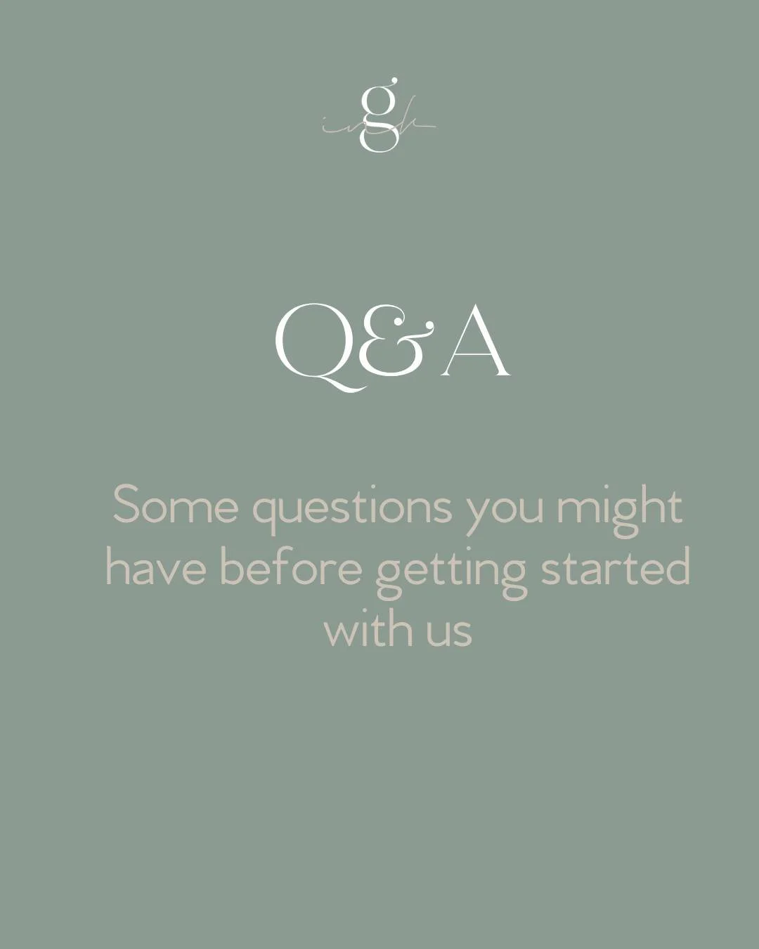 Swipe to read some of the most commonly asked questions we receive.