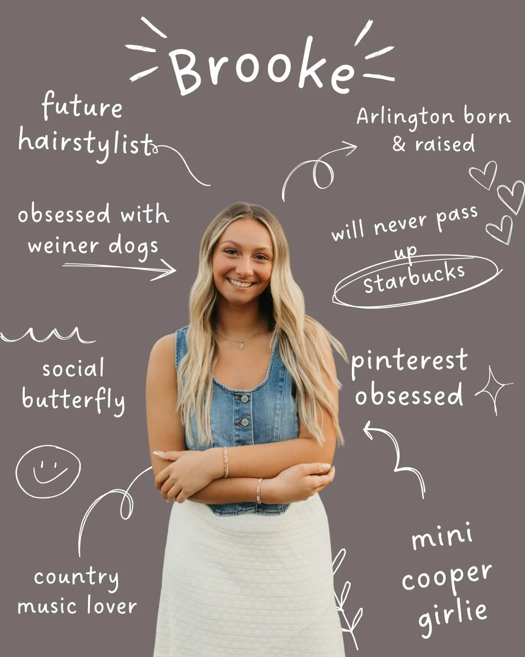 Brooke's summer essentials 🤍 everything she actually uses &amp; loves &mdash; all carried at the salon ✂️

☁️ k18 mask &ndash; rebuilds damaged hair in just 4 minutes

💧 jolie shower head &ndash; filters out hard water + keeps hair soft

🪞 bioioni