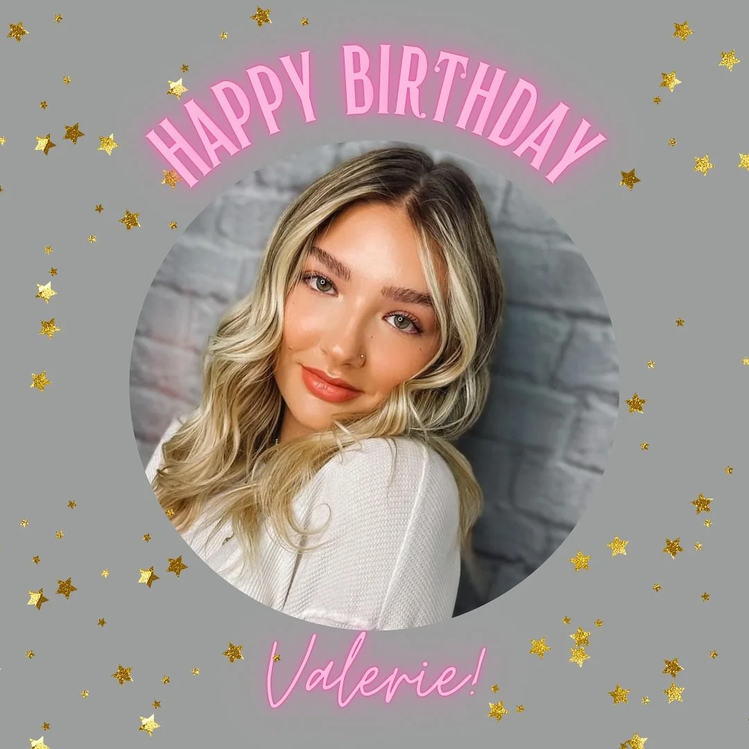 Happy Birthday Valerie!! We hope your birthday weekend is spent singing, dancing and eating all the yummy foods!! 🥳❤️