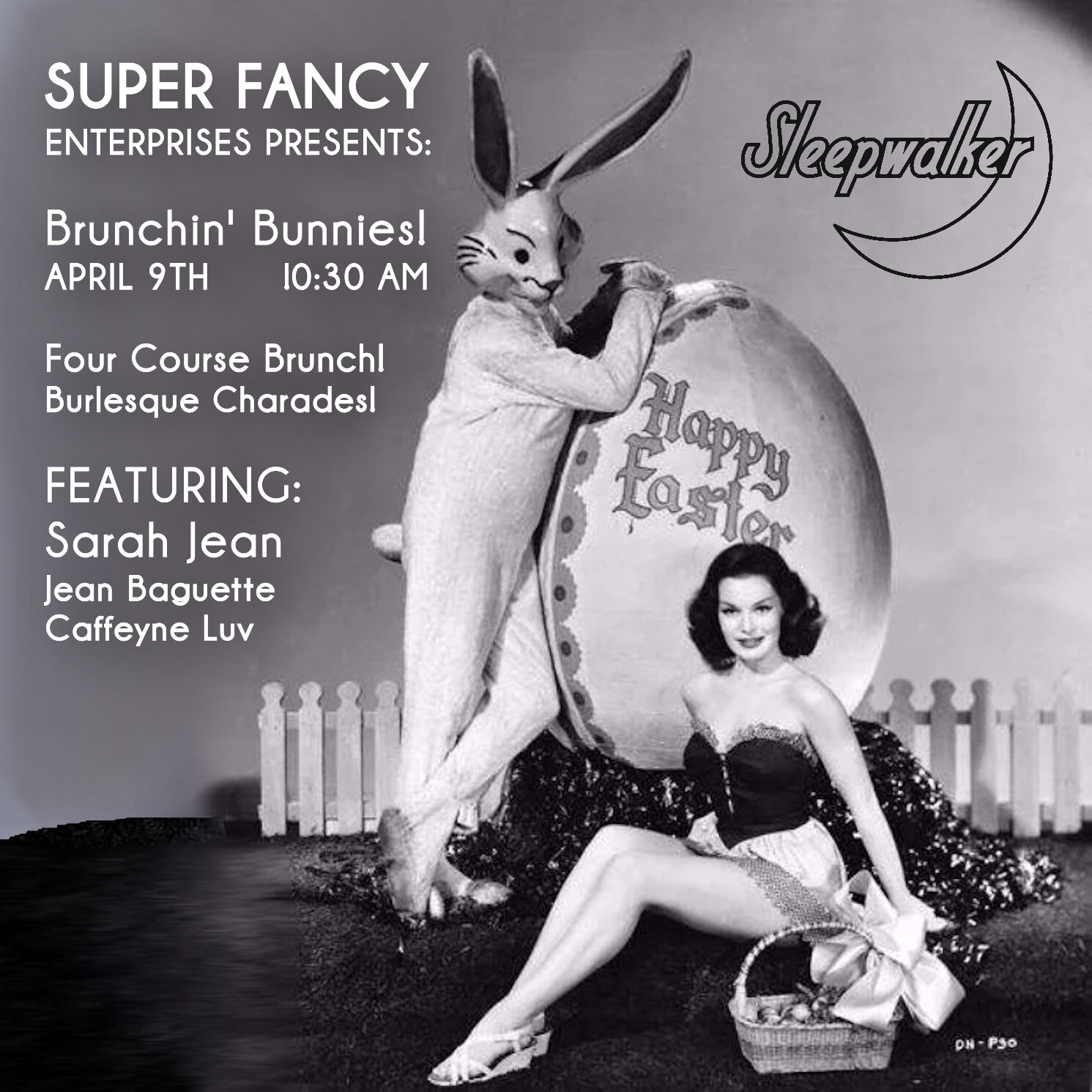 Our four course Easter Brunch is only one week away! Seating is extremely limited, so get your tickets today and join us for a stellar menu, burlesque charades, and more shenanigans! Tickets are available at https://drinksleepwalker.square.site/