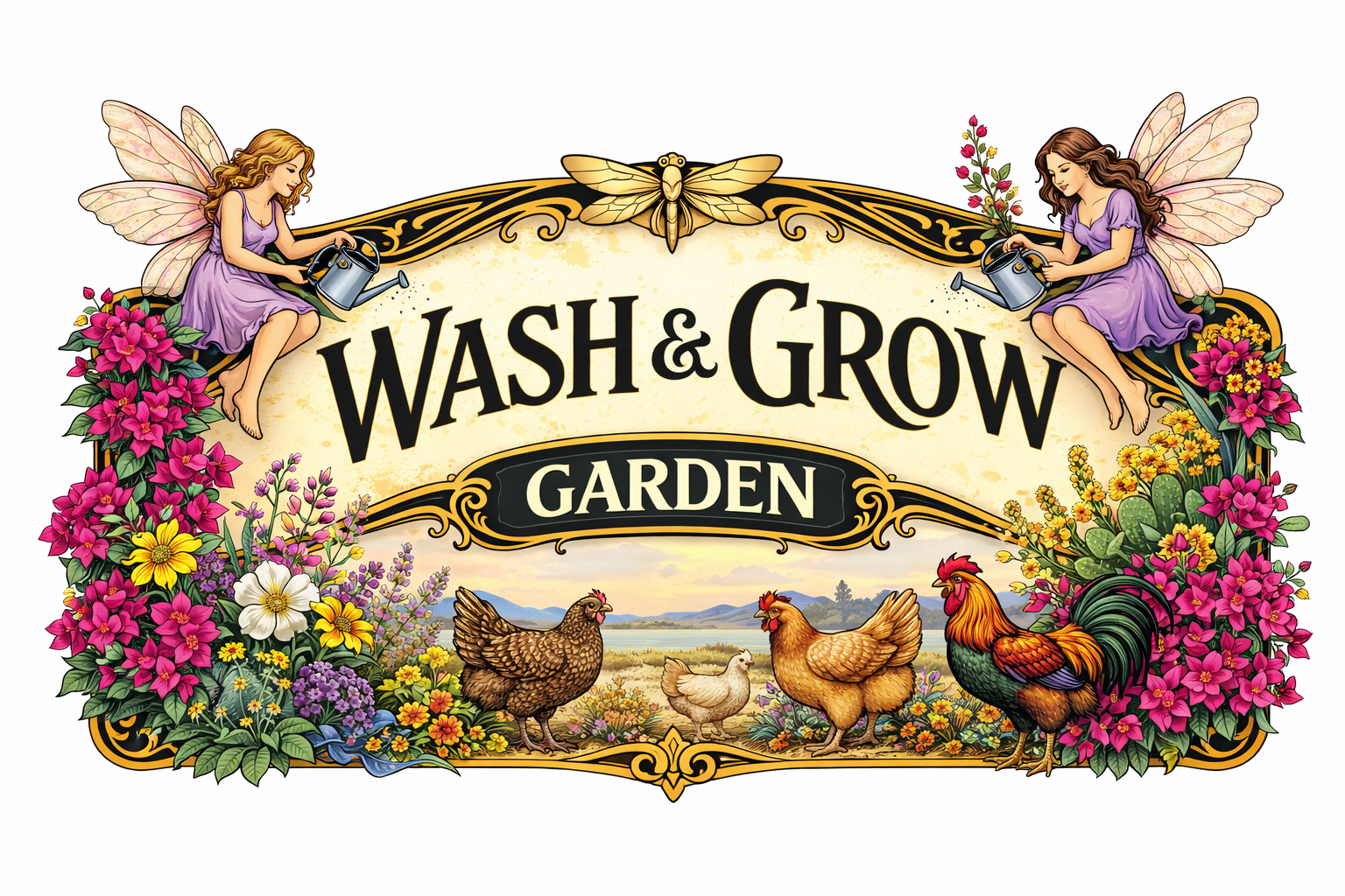Wash and grow garden