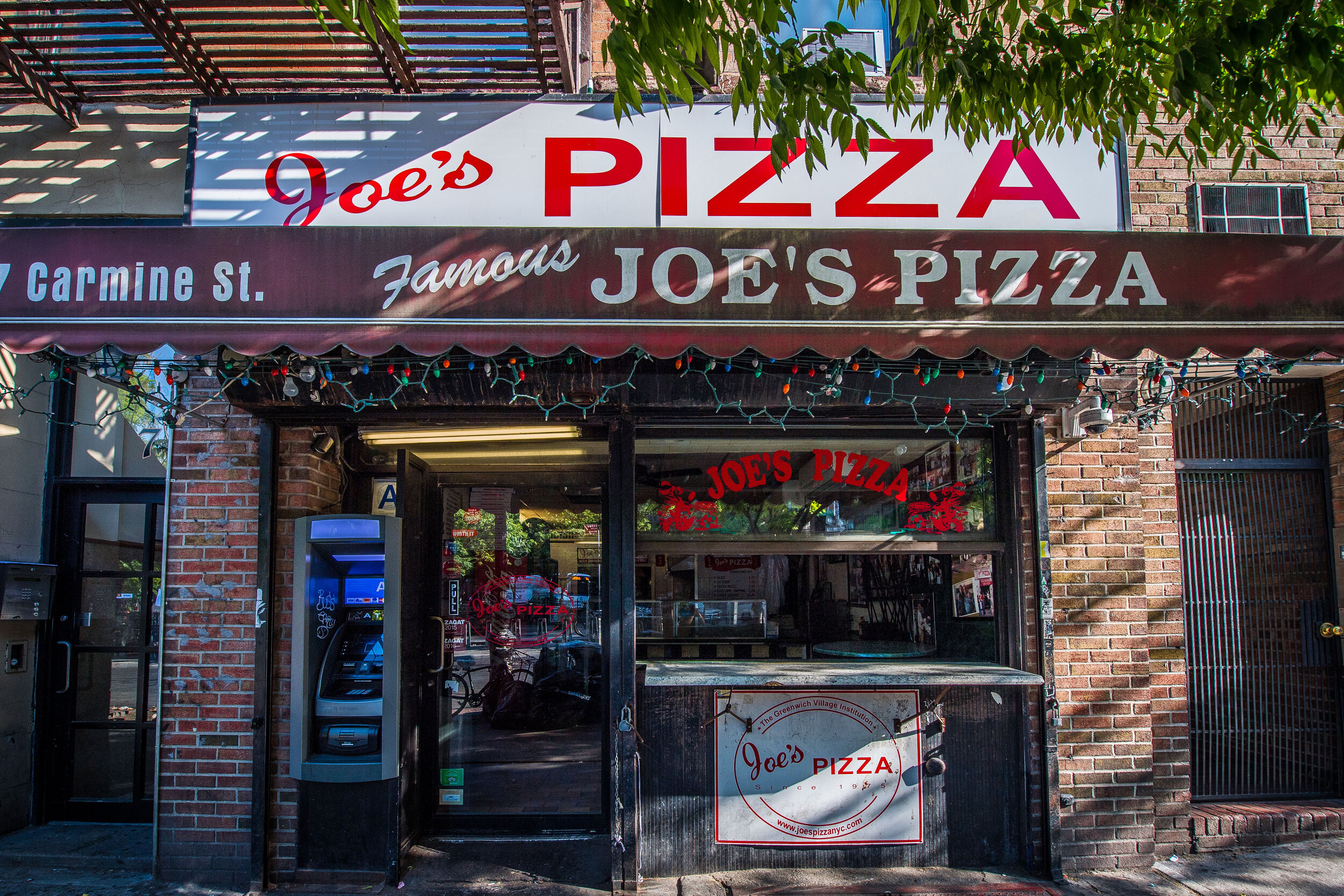 Joe's Pizza em Manhattan, Nova Iorque, Estados Unidos da América