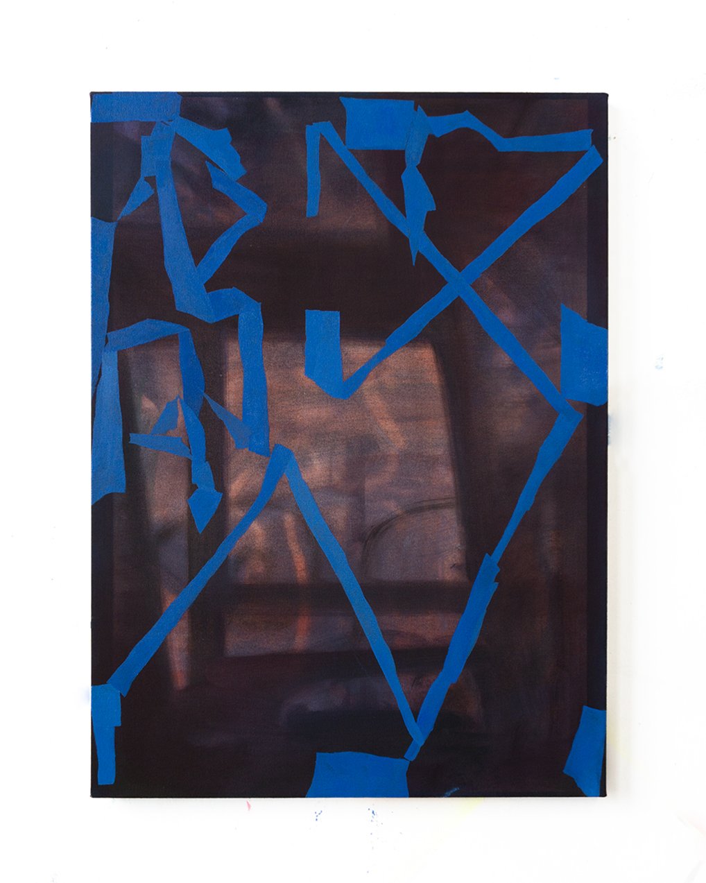 𝘌 𝘟 𝘛 𝘌 𝘕 𝘋, 2026. Oil on canvas, 22 x 30 in
