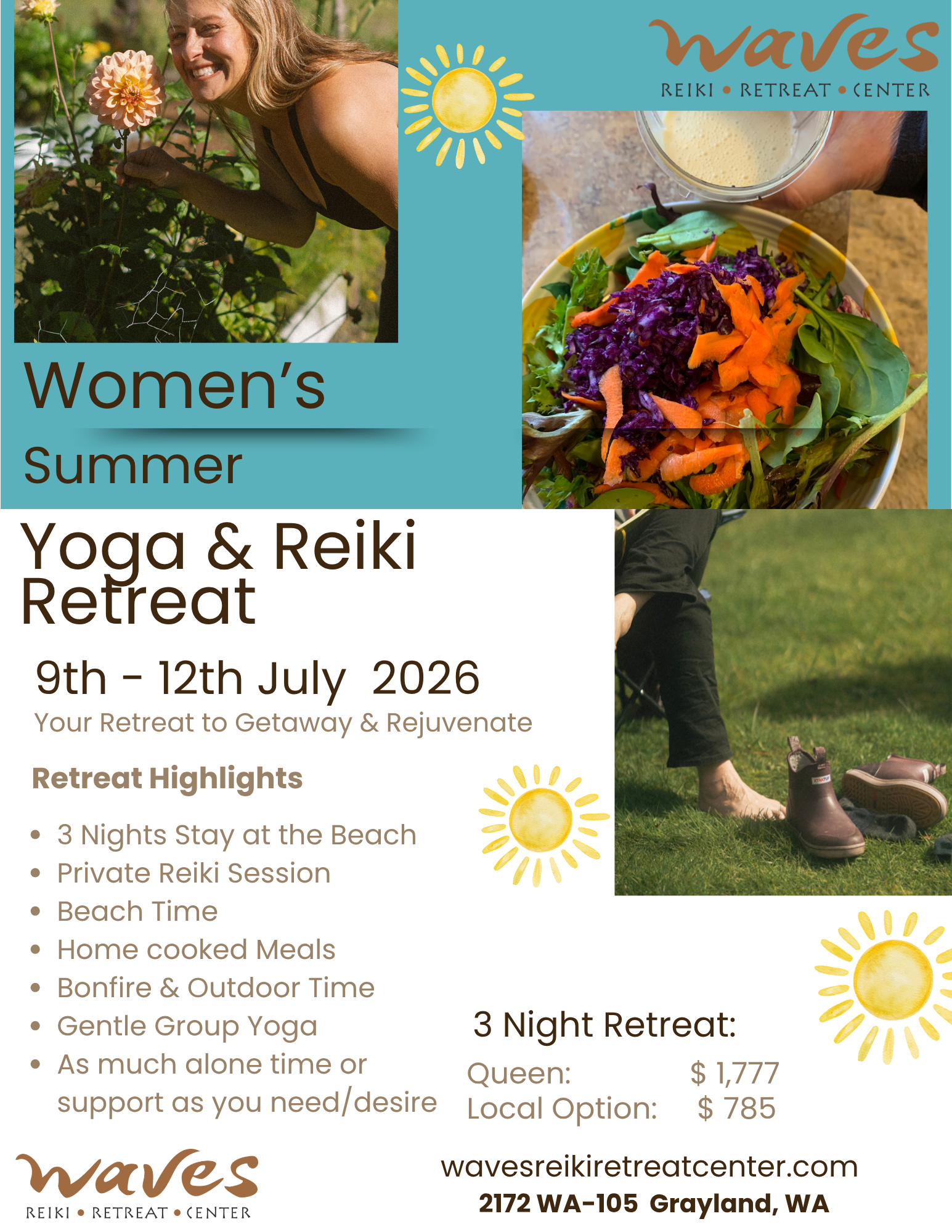 Women's Yoga Reiki Retreat July 2026