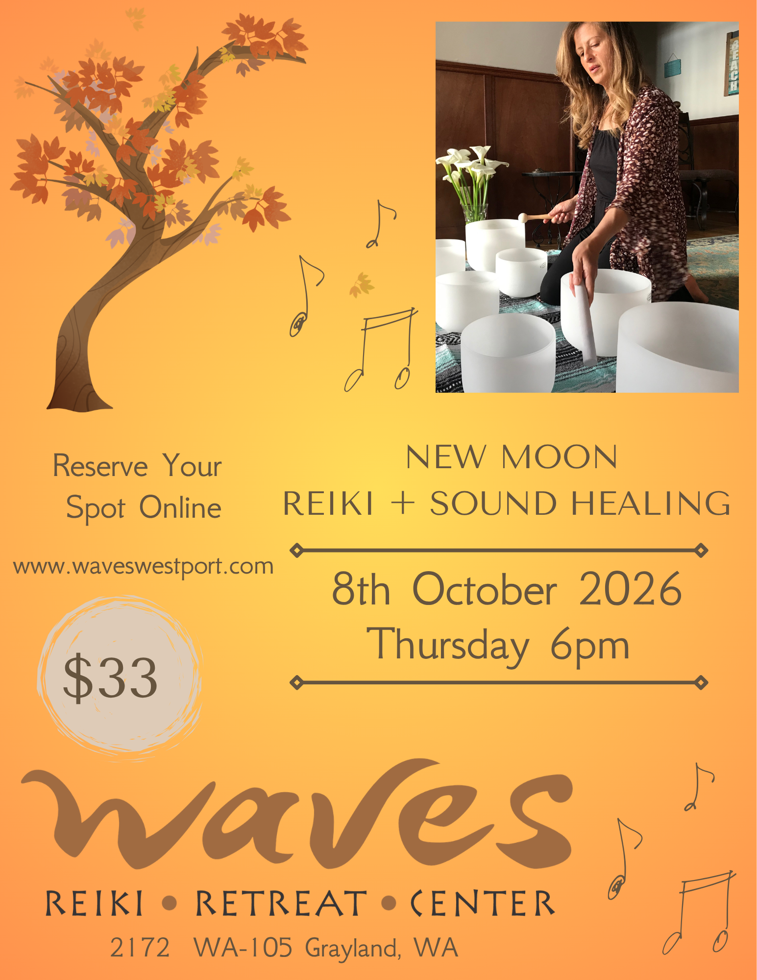 October Reiki Sound Healing