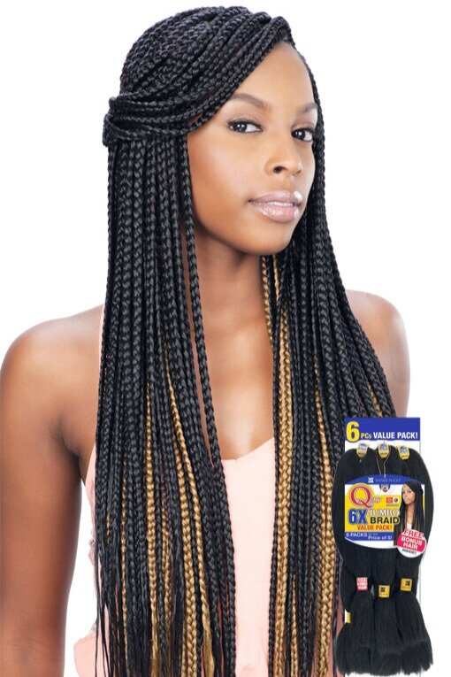 MODEL MODEL 100% PREMIUM SOFT KANEKALON SILKY TOUCH JUMBO BRAIDING HAIR