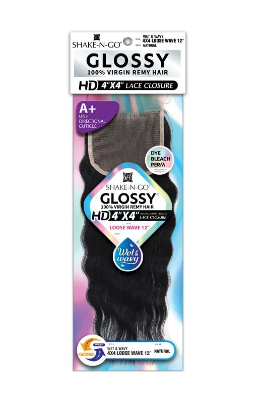 Glossy - 4"x4" WW Loose Wave Lace  Glossy