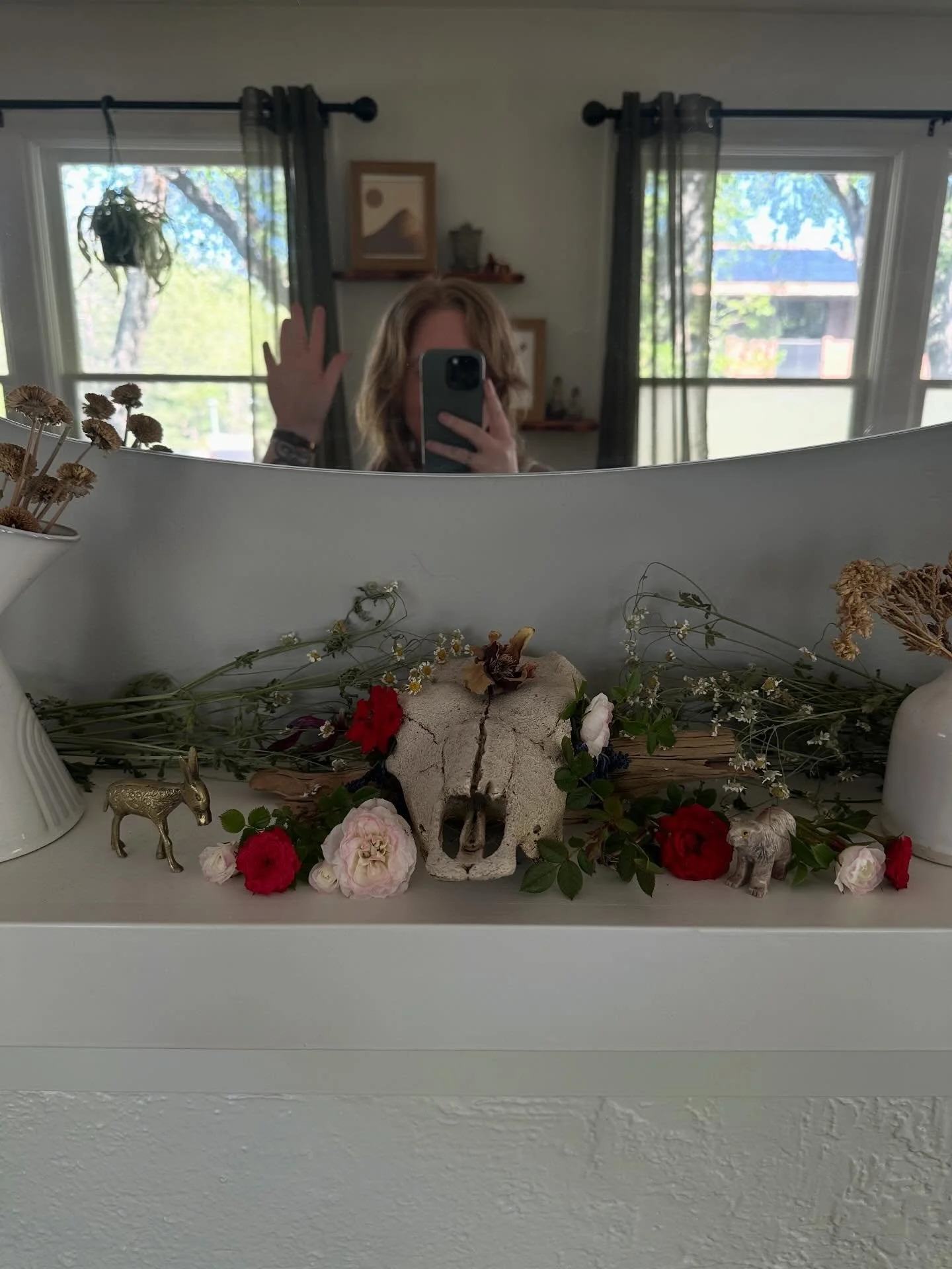 &ldquo;You can always find me in water and stone and blooms&rdquo; - spirit. 

🌸🌿💞🍄&zwj;🟫⛈️🏔️🩵🐍🐺🌀

for the love of a land : some snapshots of Beltane week + place based blessings in 2026.

#nature #relationship #beltane #spring #spirit