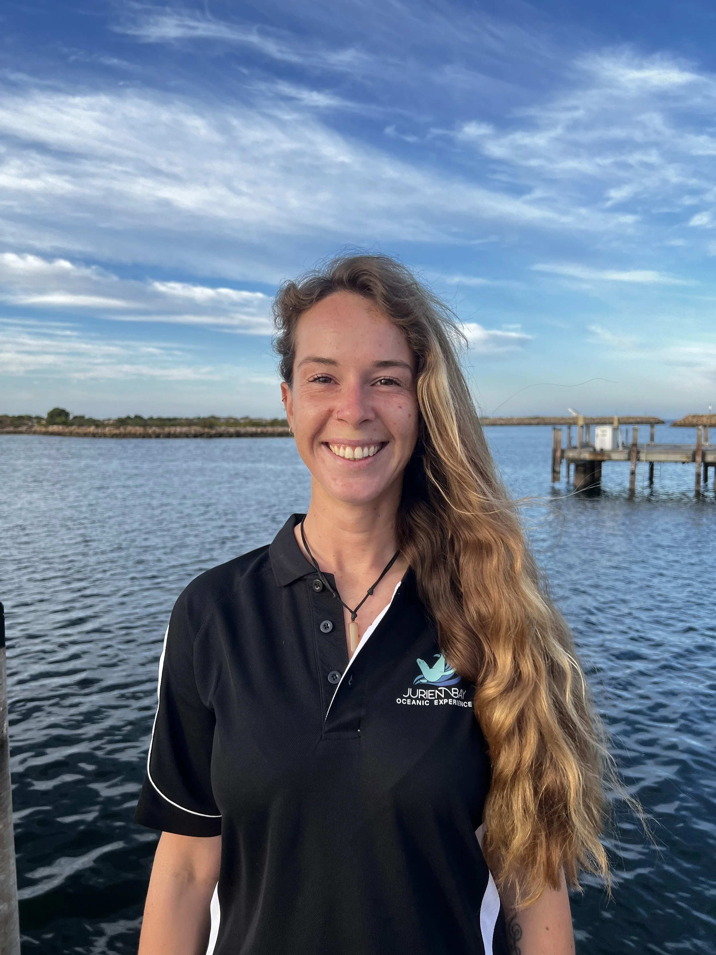 Marine biologist Katy Fannei, whose research focuses on Southern Right Whale conservation in Western Australia.
