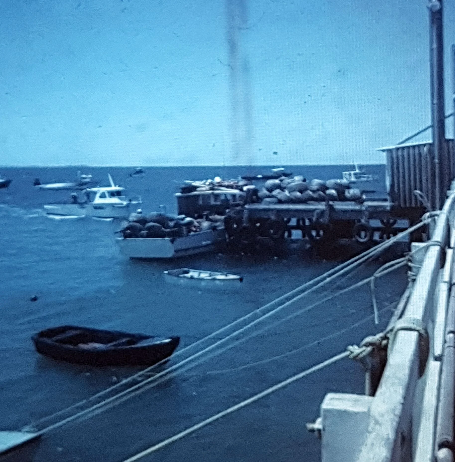 Historic view of Jurien Bay's fishing harbour, where generations of commercial crayfishing shaped the local community.