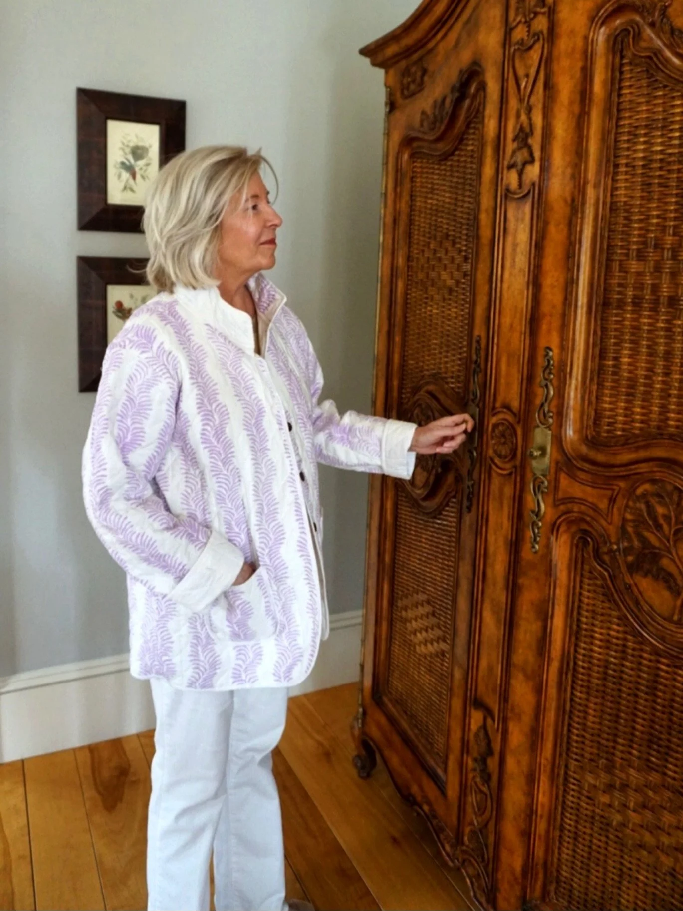 The Lauren jacket 💜 A spring favorite ✨