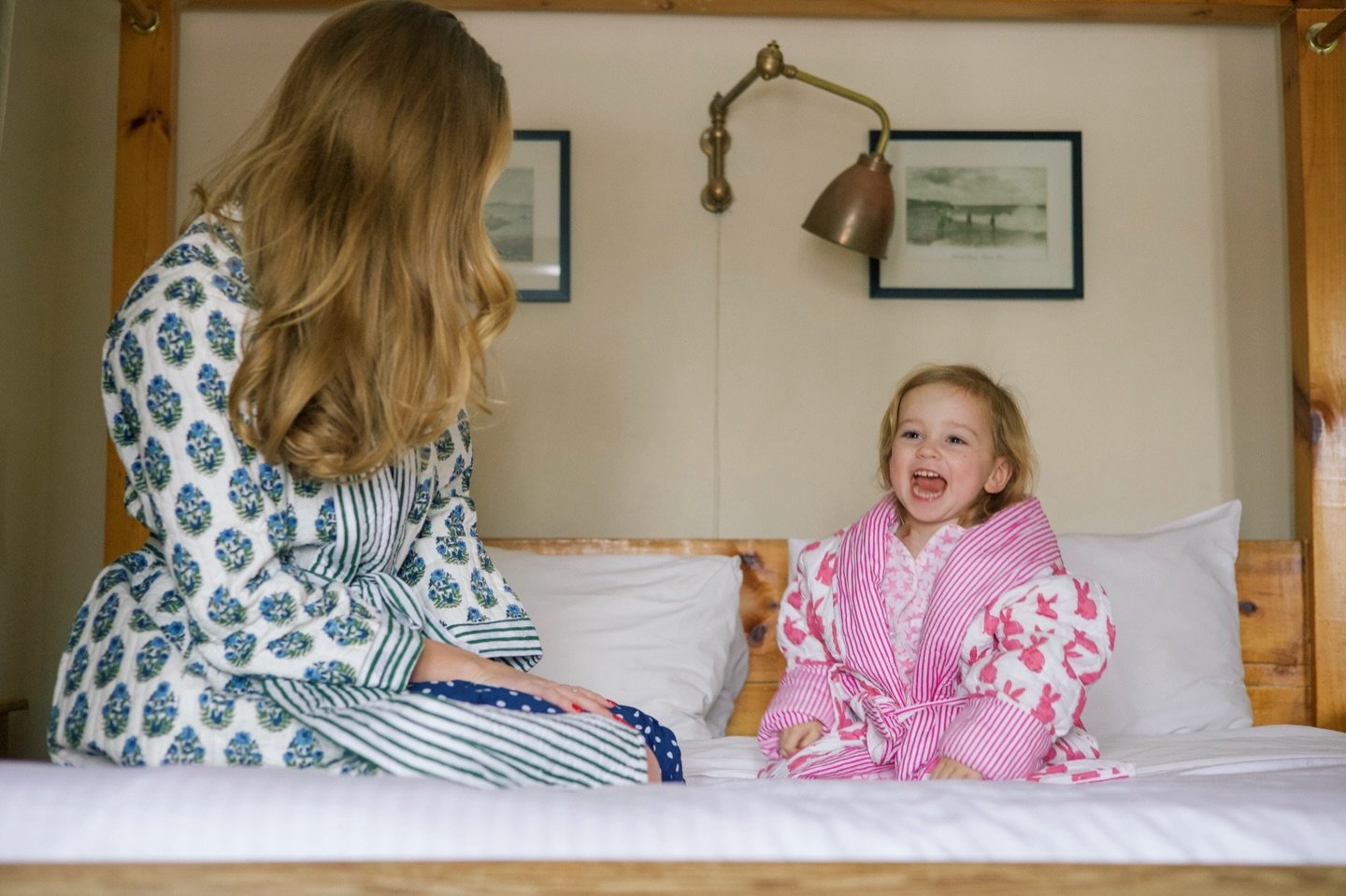 Robes for mom.. and me! 💕🐰🐇