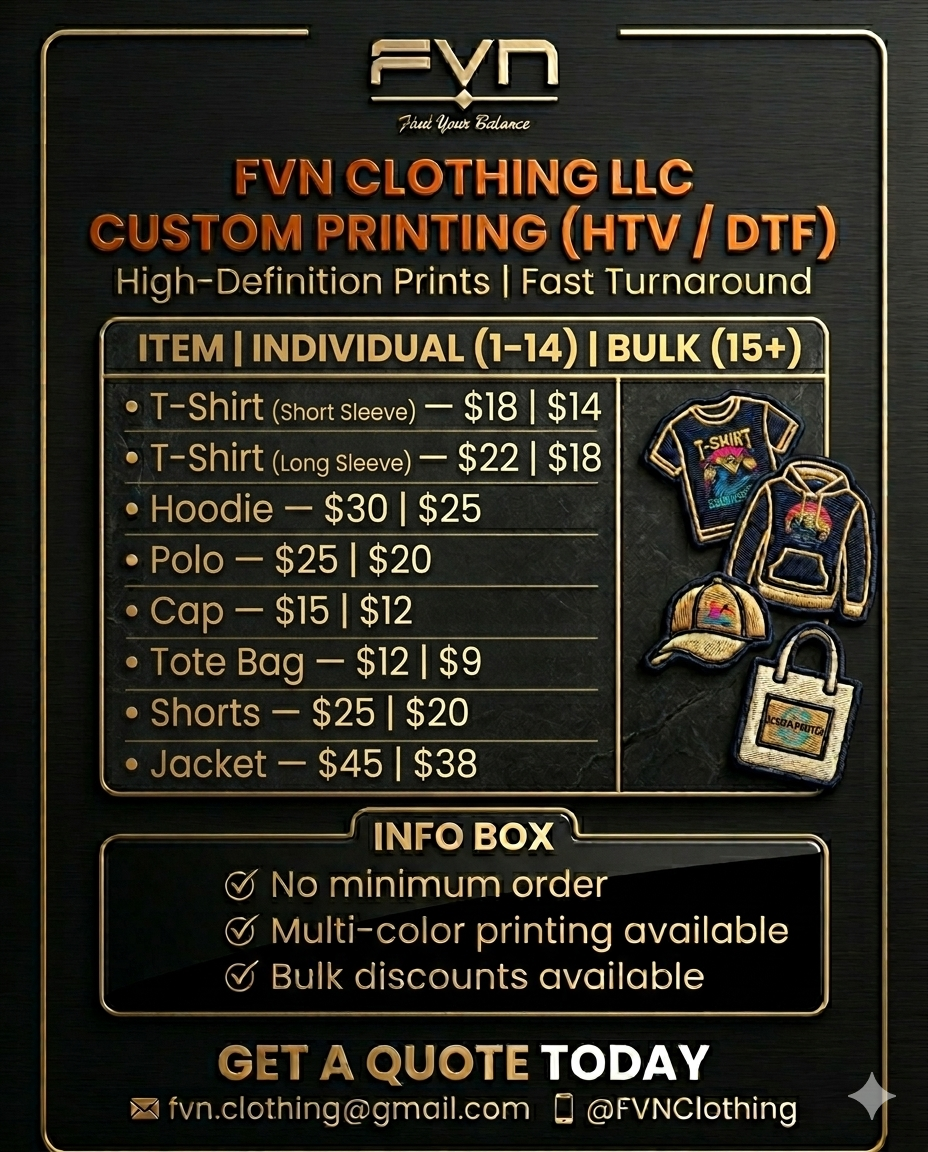 custom print hoodie tshirt htv dtg 