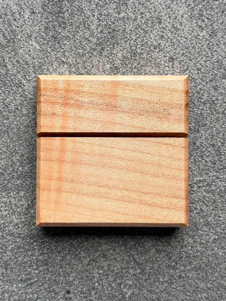 Card Display Wood Block