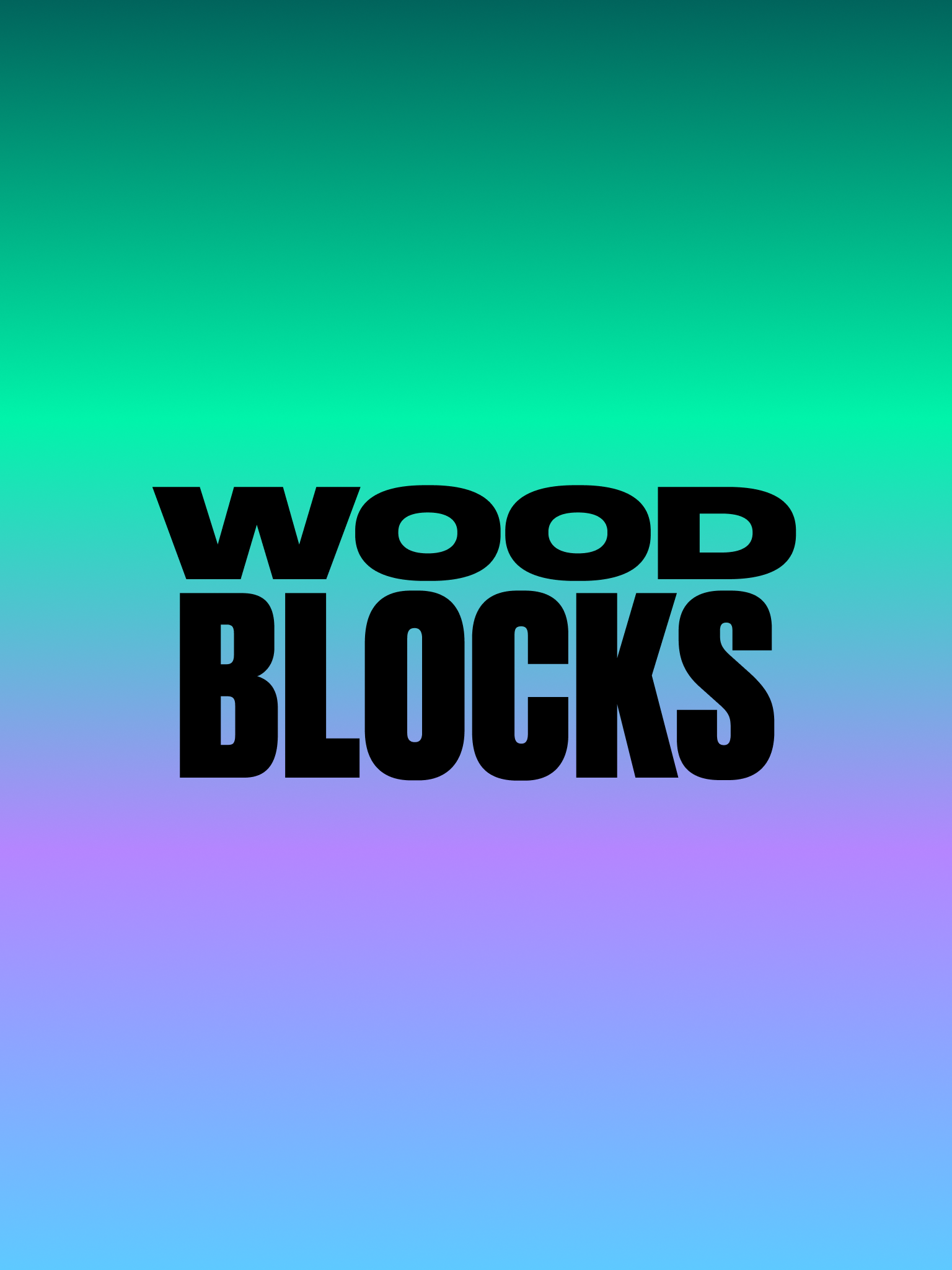 Card Display Wood Block