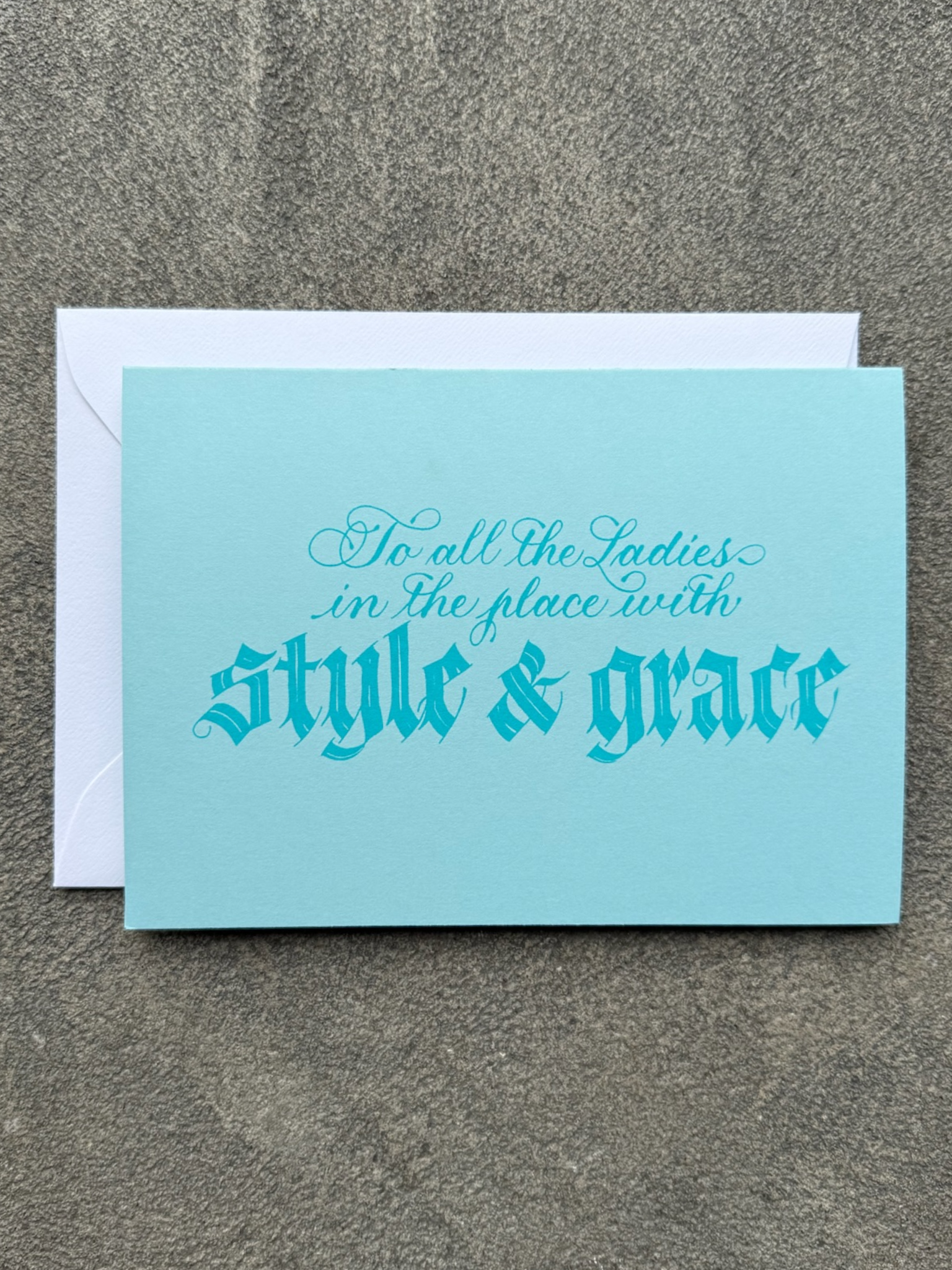 Style & Grace Card (blue)