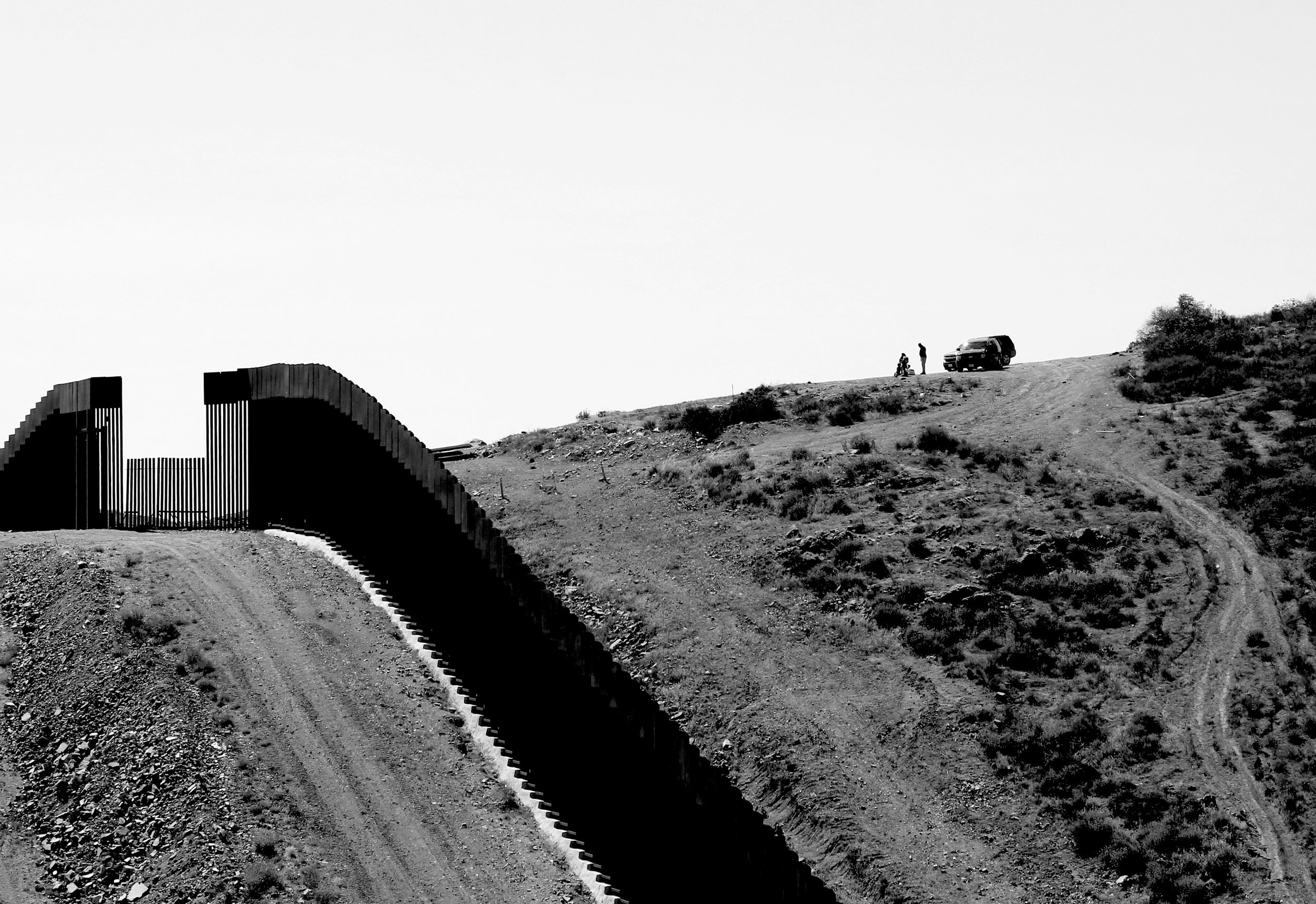  A family self-surrenders to the United States Border Patrol agency at Eagle Pass in Tijuana, Mexico. 