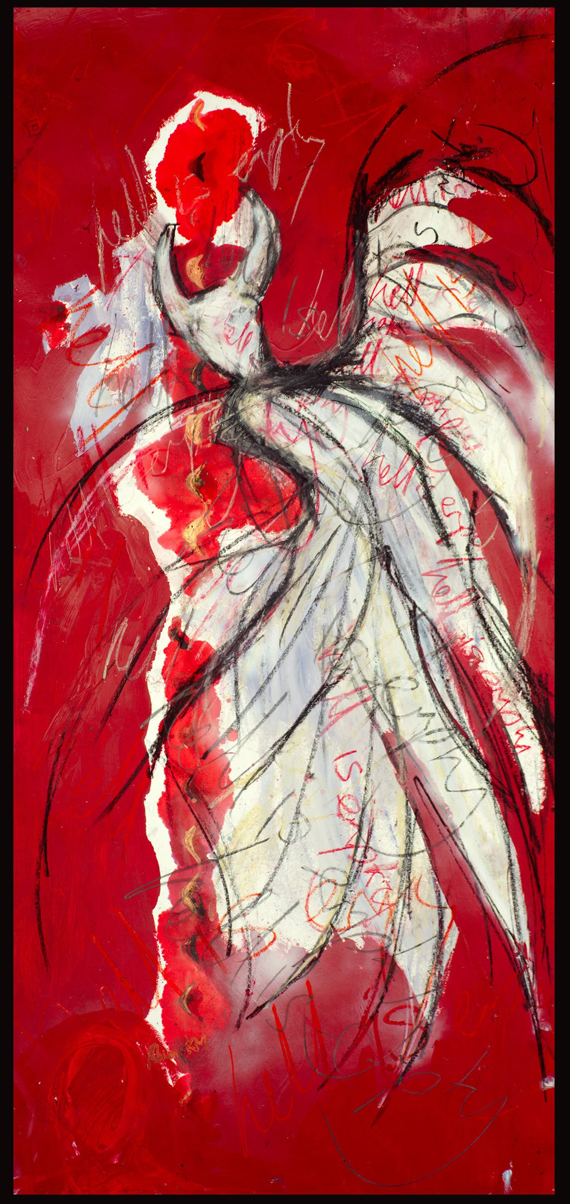 'Hell is Empty' Feb 2021 (c)
Ink, Paint and Charcoal