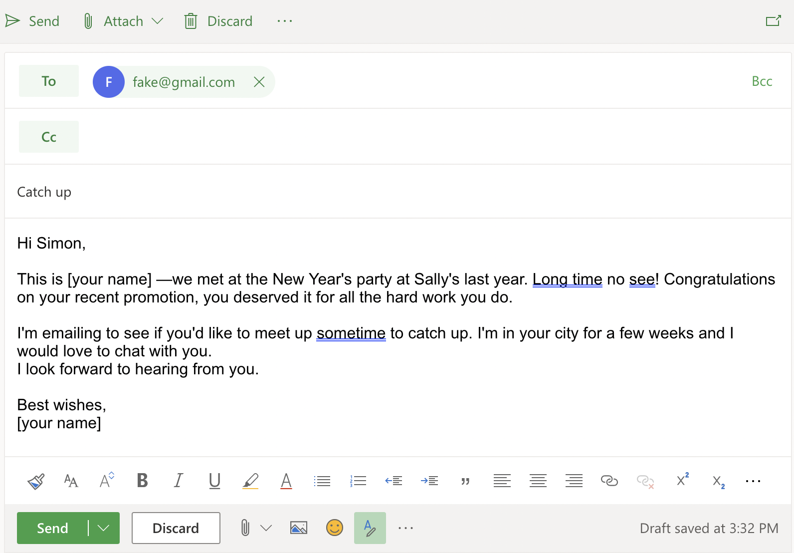 A guide to writing an email in English